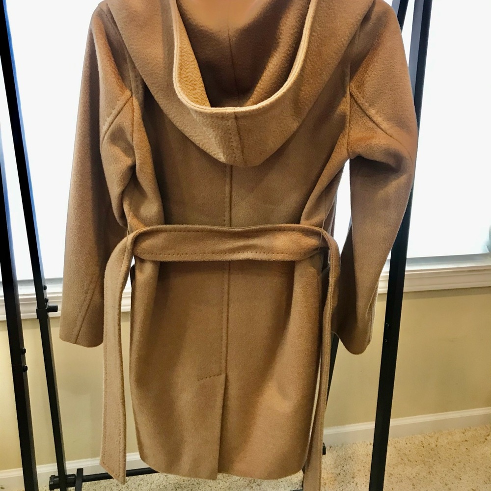 MaxMara Rialto Camel Hair Wrap Coat - Picture 2 of 3